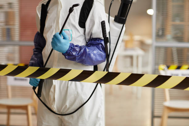 Professional Biohazard technician working in Exton, PA